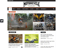 Tablet Screenshot of motorcyclediaries.in